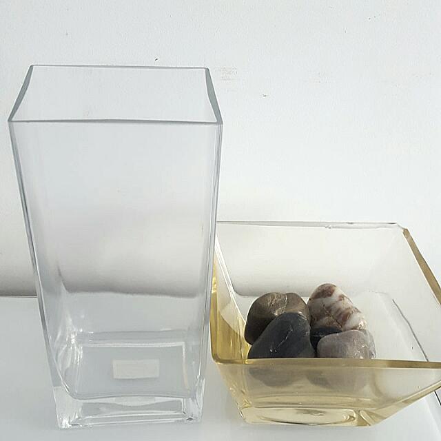 Ikea Vase With Free Pebbles, Furniture & Home Living, Home Decor, Vases