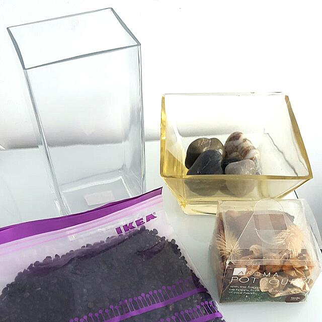 Ikea Vase With Free Pebbles, Furniture & Home Living, Home Decor, Vases