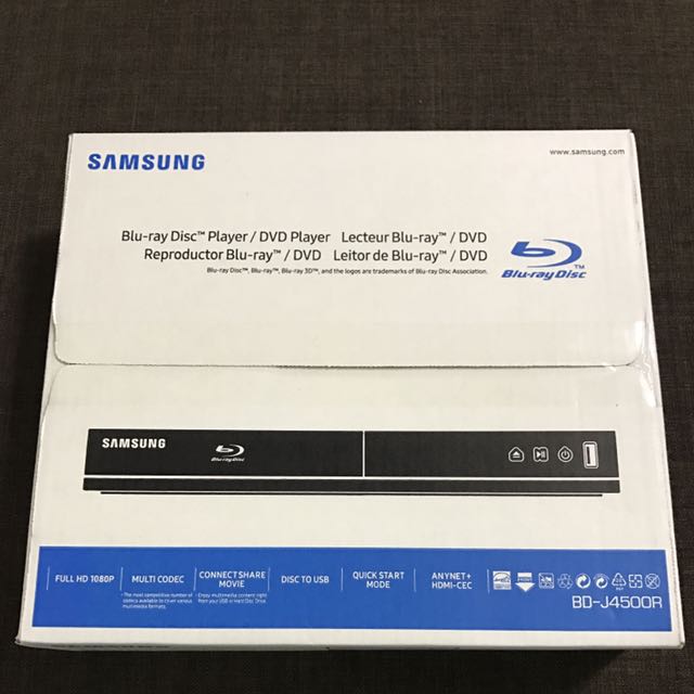 Samsung BluRay/DVD Player, TV & Home Appliances, TV & Entertainment