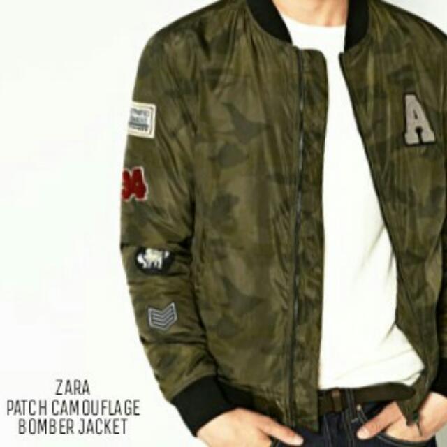 zara bomber jacket with patches