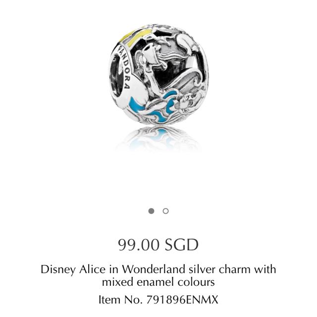 charm pandora disney alice charm pandora disney alice