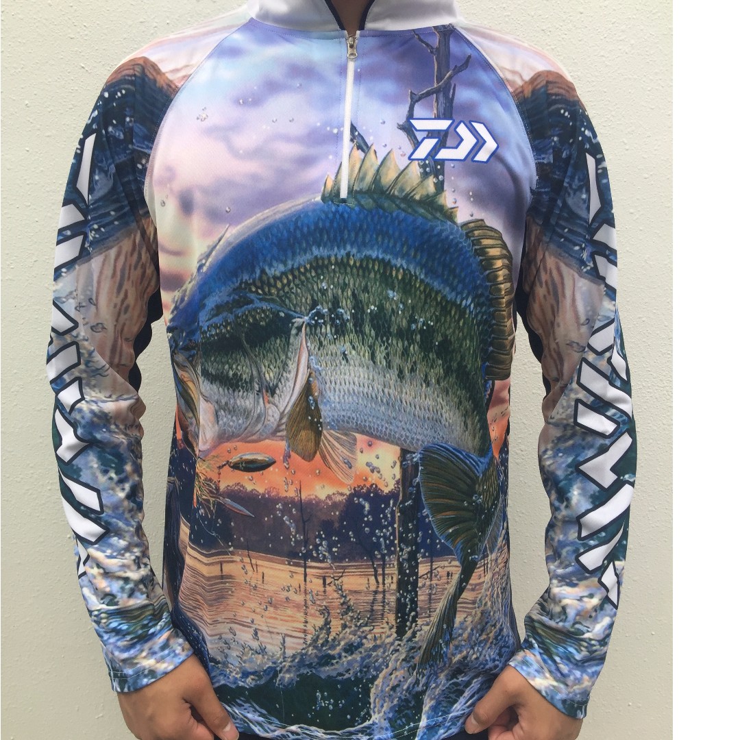 DAIWA Outdoor Long Sleeve Fishing Jersey / Shirt, Sports Equipment, Fishing  on Carousell