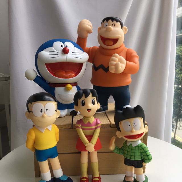 Wallpaper Doraemon And Friends Figurine Toys Games Bricks Figurines On For Android Free