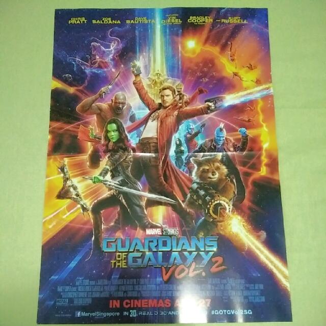 Guardians Of The Galaxy 2 Movie Poster Books Stationery