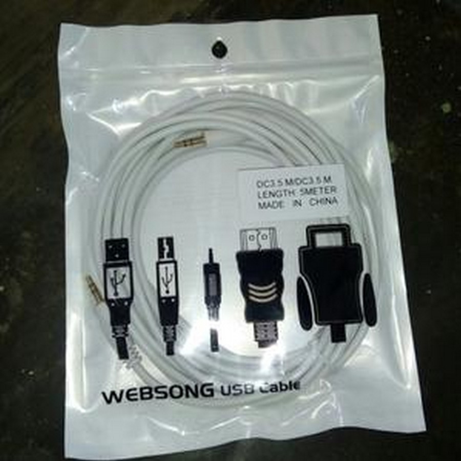 Kabel Audio Jack 3 5mm Stereo Male To Jack 3 5mm Stereo Male 5
