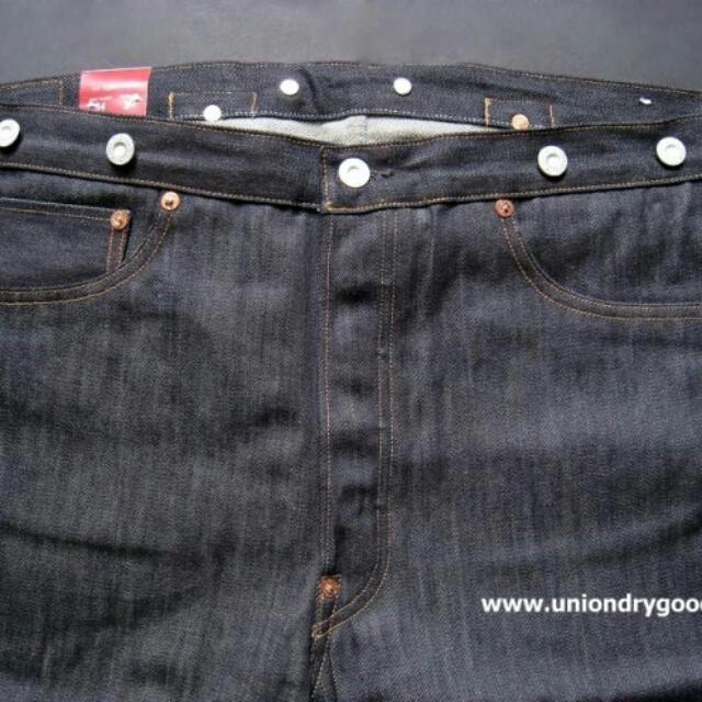 raw unwashed denim levis