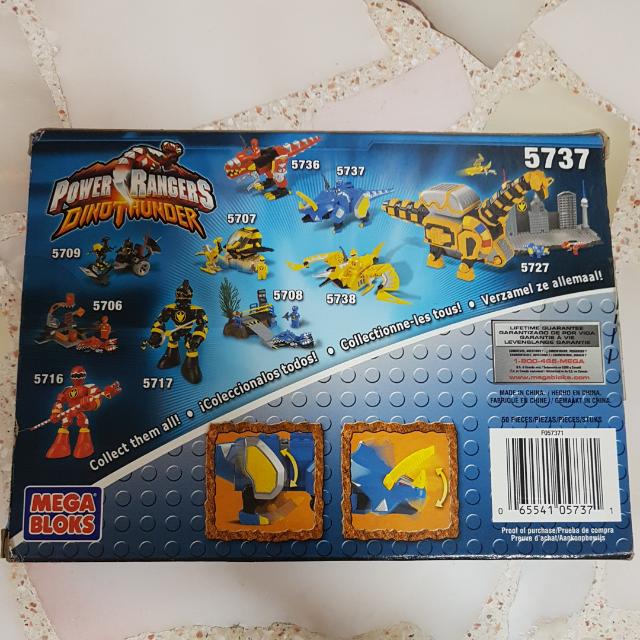 Mega bloks power rangers dino best sale thunder