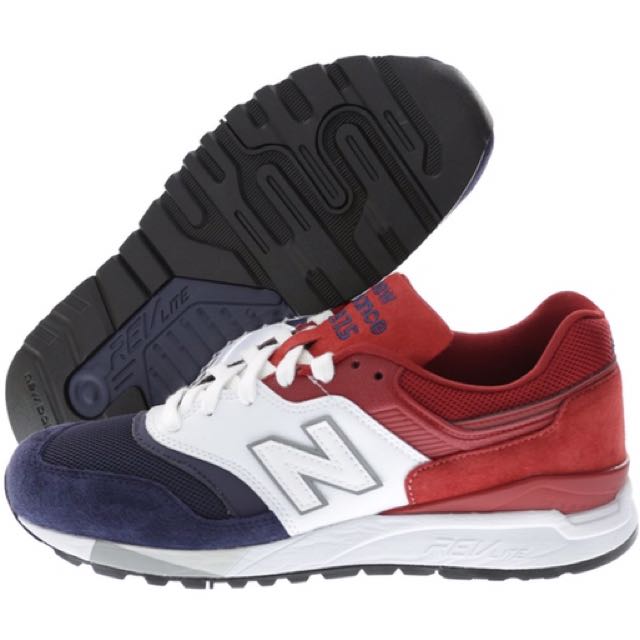Red white and blue new balance 99 sale