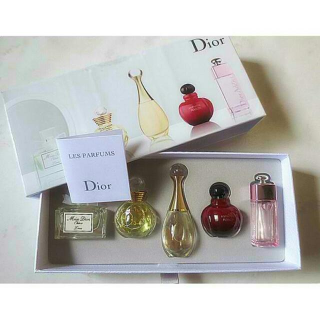 Original!Christian Dior Les Parfums Miniature Collection Pcs Set, Beauty   Personal Care, Fragrance  Deodorants on Carousell