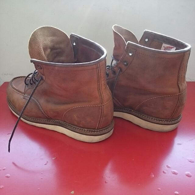 Red wing leather upper on sale