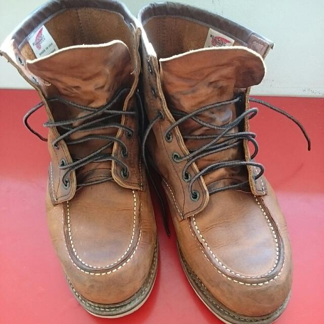 Red Wing Boots 1907 Leather Upper Men s Fashion Tops Sets