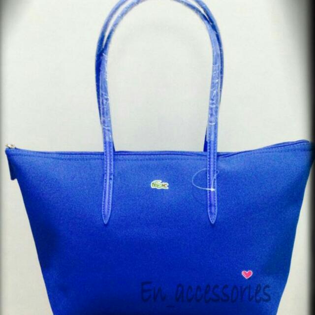Royal Blue Lacoste Shoulder Bag (last 