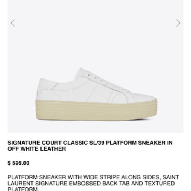 saint laurent platform sneakers