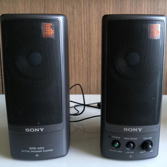 sony powered speaker