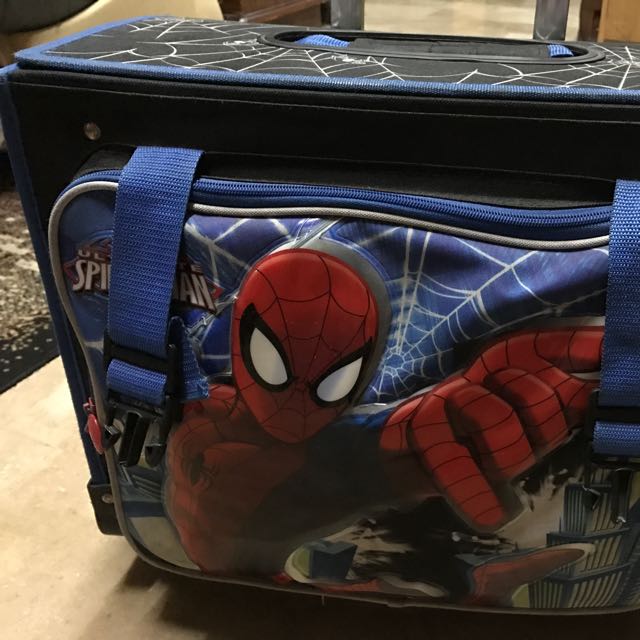 trolley bag spiderman