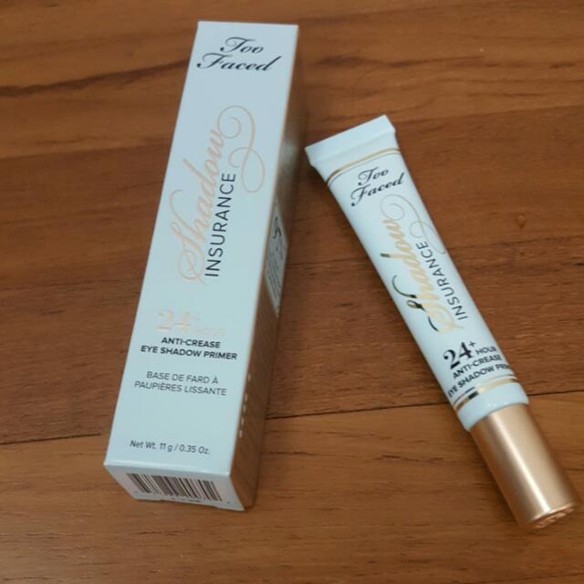Too Faced Shadow Insurance Primer Health Beauty Makeup On Carousell