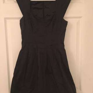 Size 4 FCUK Charcoal Grey Dress