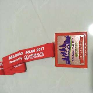 Brand New Marina Run 2017 Finisher Medal