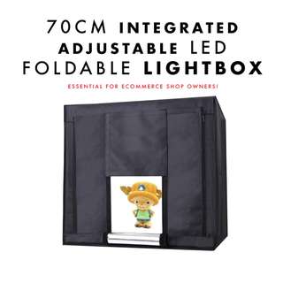 70cm Integrated LED Photography Lightbox