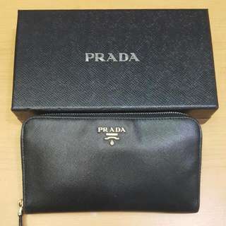 PRADA拉鍊長夾
