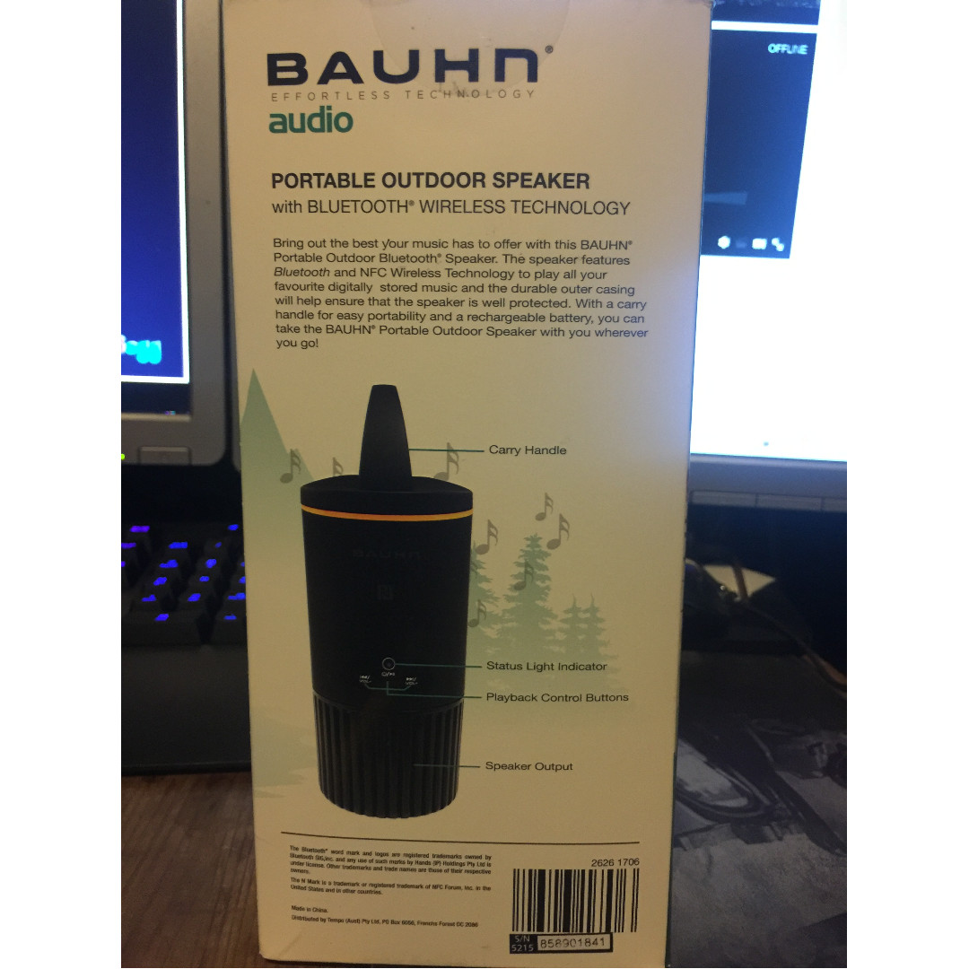 Bauhn outdoor speaker sales with bluetooth technology