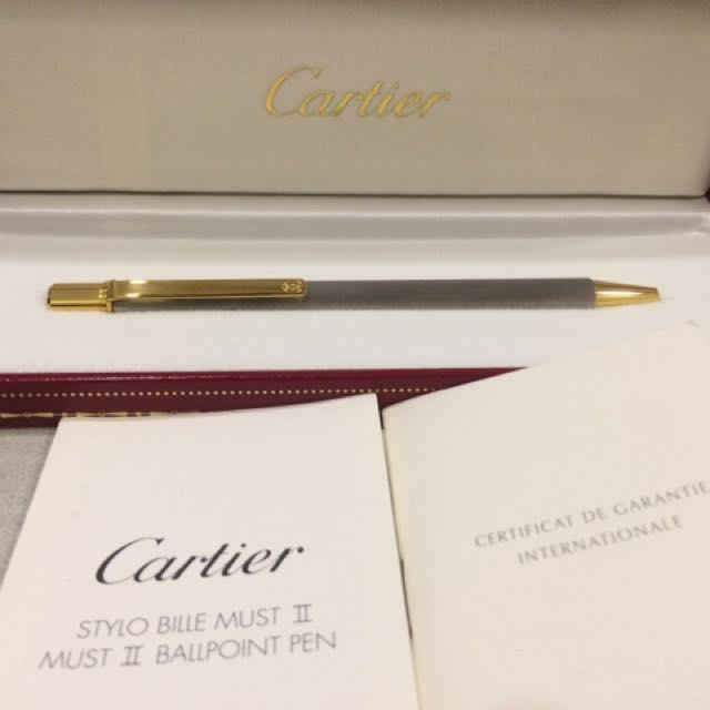 Cartier Stylo Bille Must II Ballpoint 