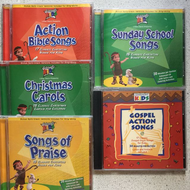 Cedarmont Kids Children Christain Songs 5 Discs Music Media Cds Dvds Other Media On Carousell