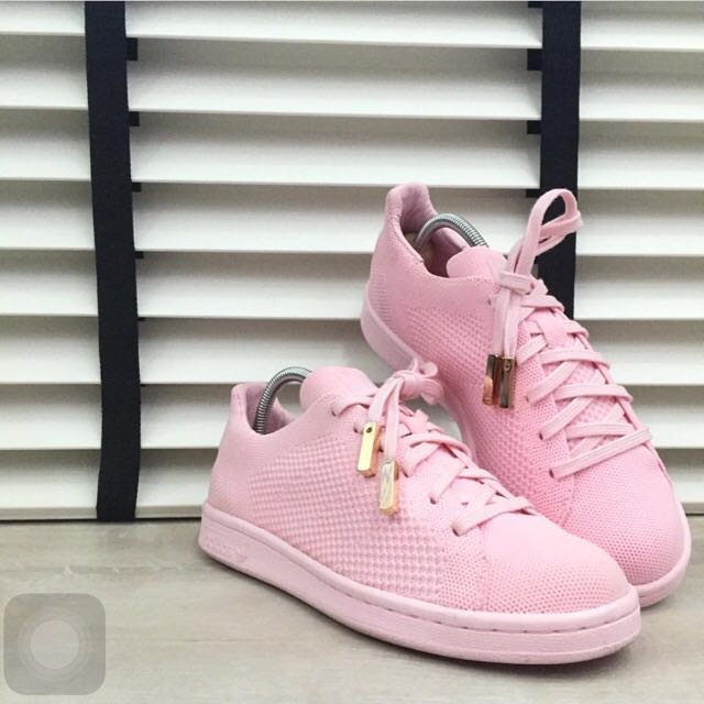 Adidas stan smith knit pink online