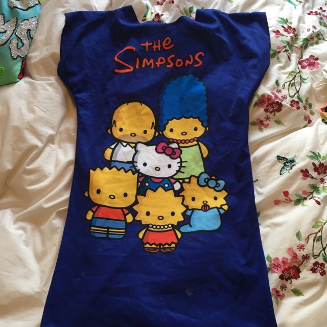 Hello Kitty Simpsons Dress Women S Fashion Clothes On Carousell