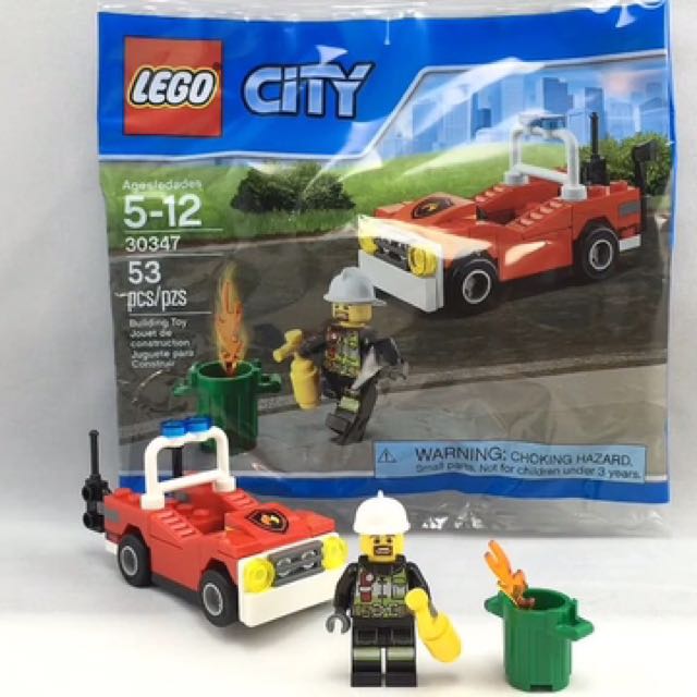 Lego City Fire Car / vehicle Fire Man 30347, Hobbies & Toys, Toys ...