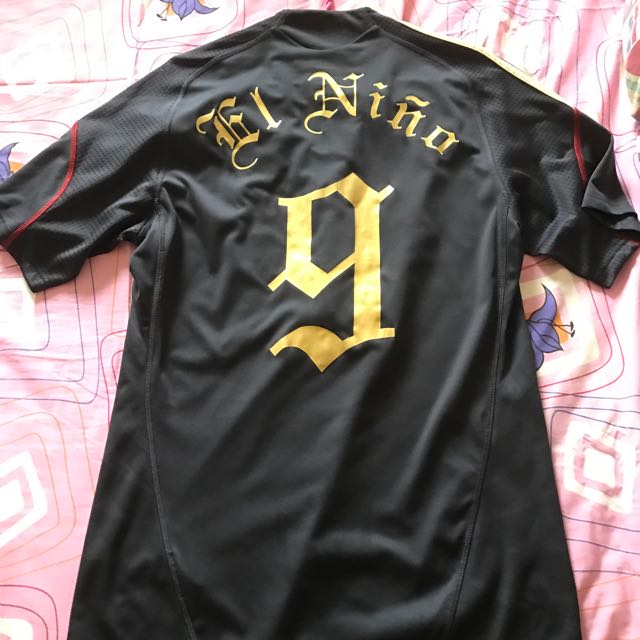 2008-10 Liverpool Home Shirt El Nino #9 *Mint* M