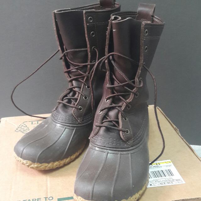 L L Bean 獵鴨靴8孔llbean Us9 他的時尚 鞋子在旋轉拍賣