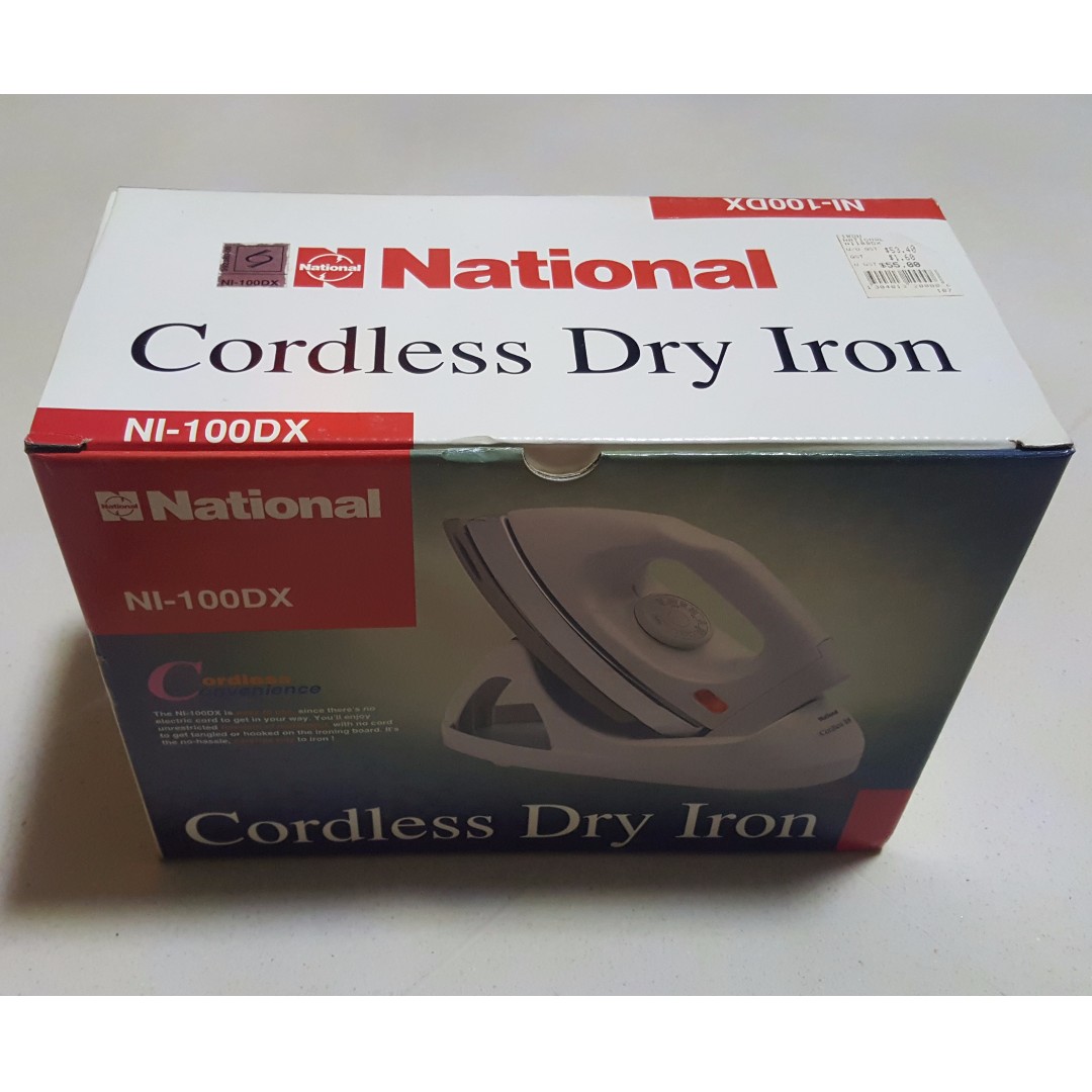 National shop cordless iron