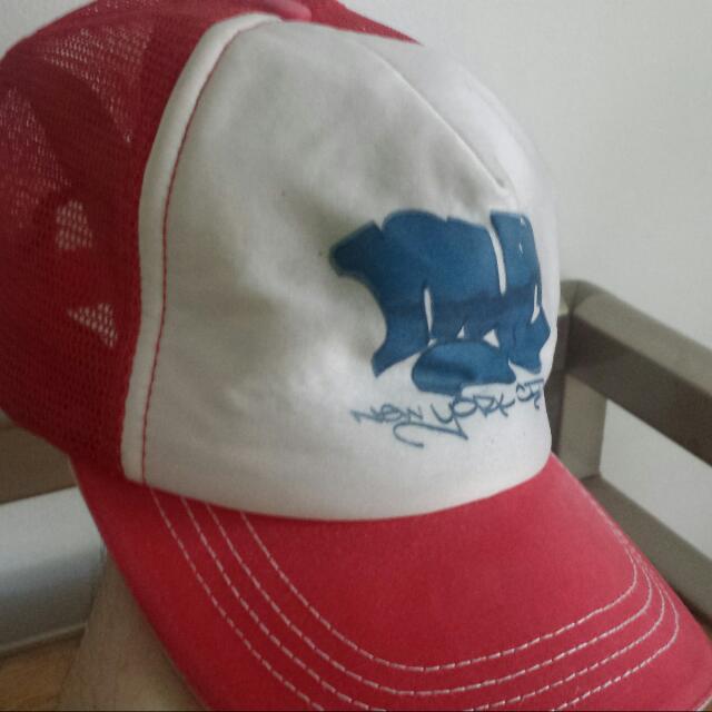New York Cap ( Red) (Category: Sets & Coordinates) located in Pasig City. Submitted by declutter_a_ciro (Listing ID 100193874, Image 1). Description: .