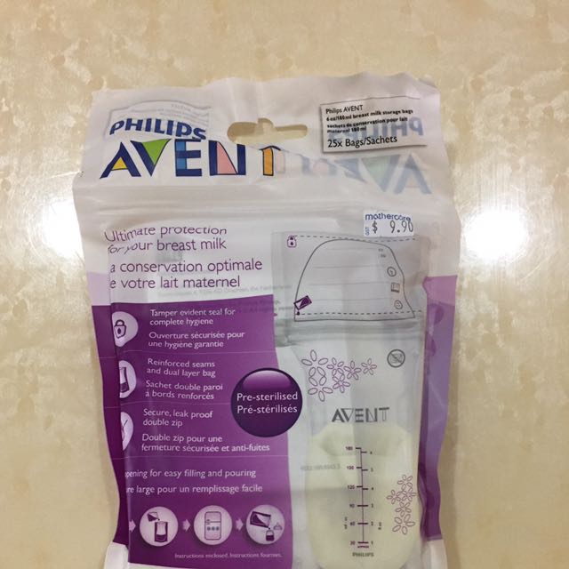 Philips Avent Breast Milk Storage Bag, Babies & Kids, Nursing & Feeding