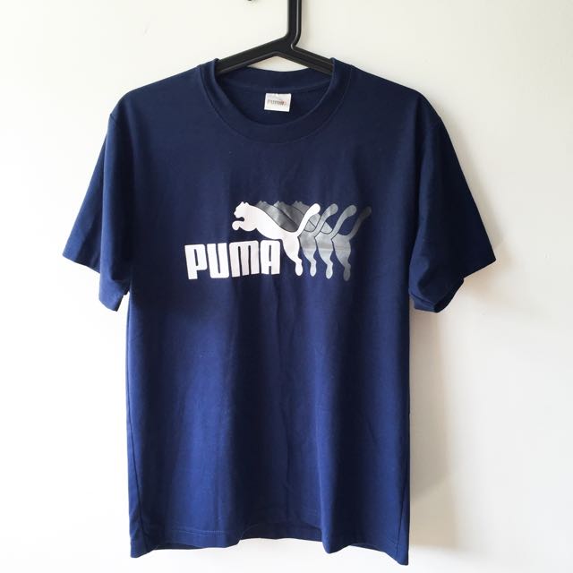 puma navy blue t shirt