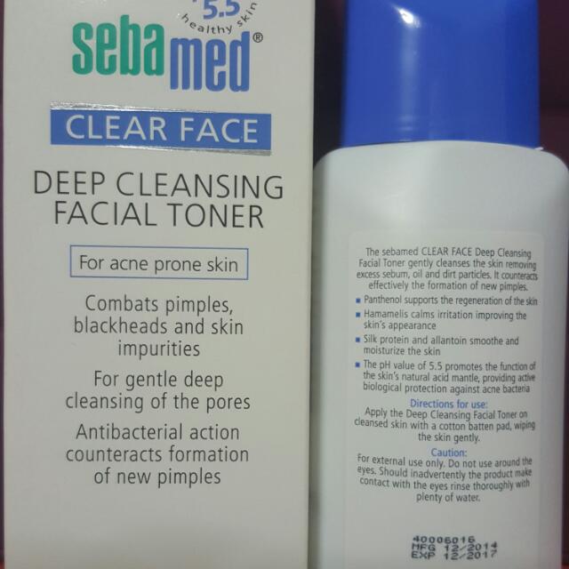 sebamed clear face deep cleansing toner