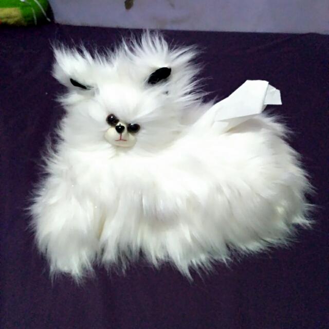 Tempat Tisu Boneka Kucing