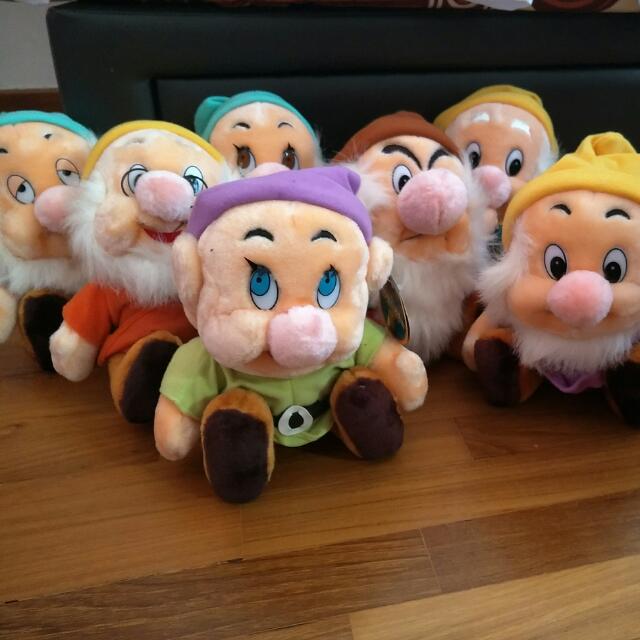 7 dwarfs soft toys