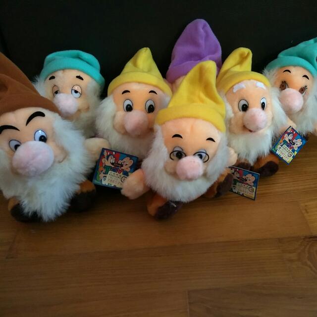 7 dwarfs soft toys