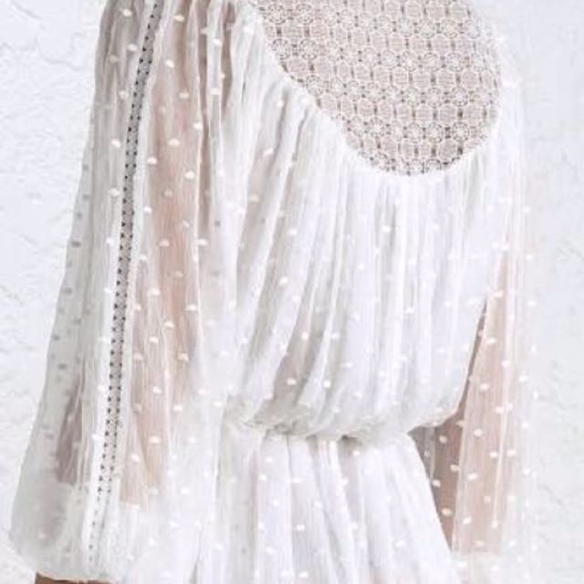 zimmermann belle web dot playsuit