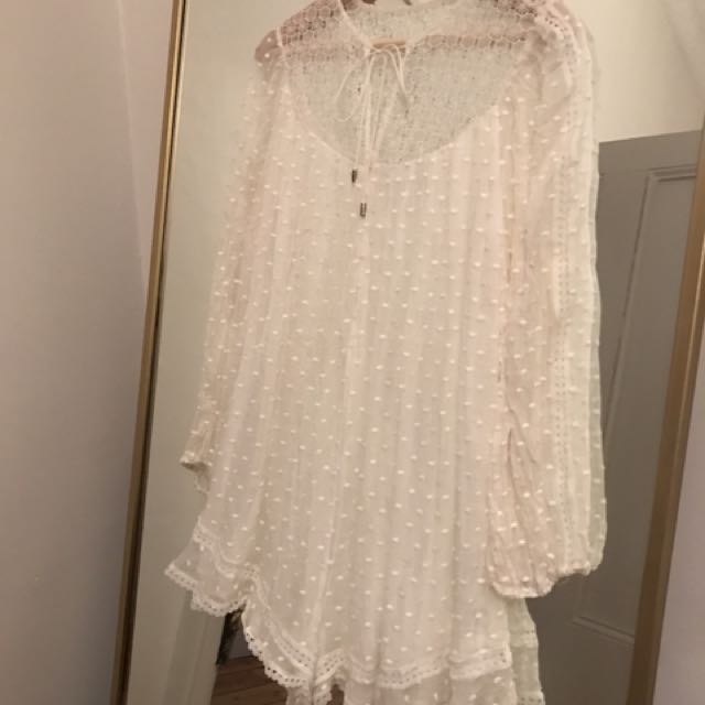 zimmermann belle web dot playsuit
