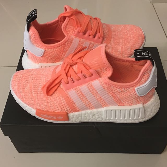 adidas nmd coral pink