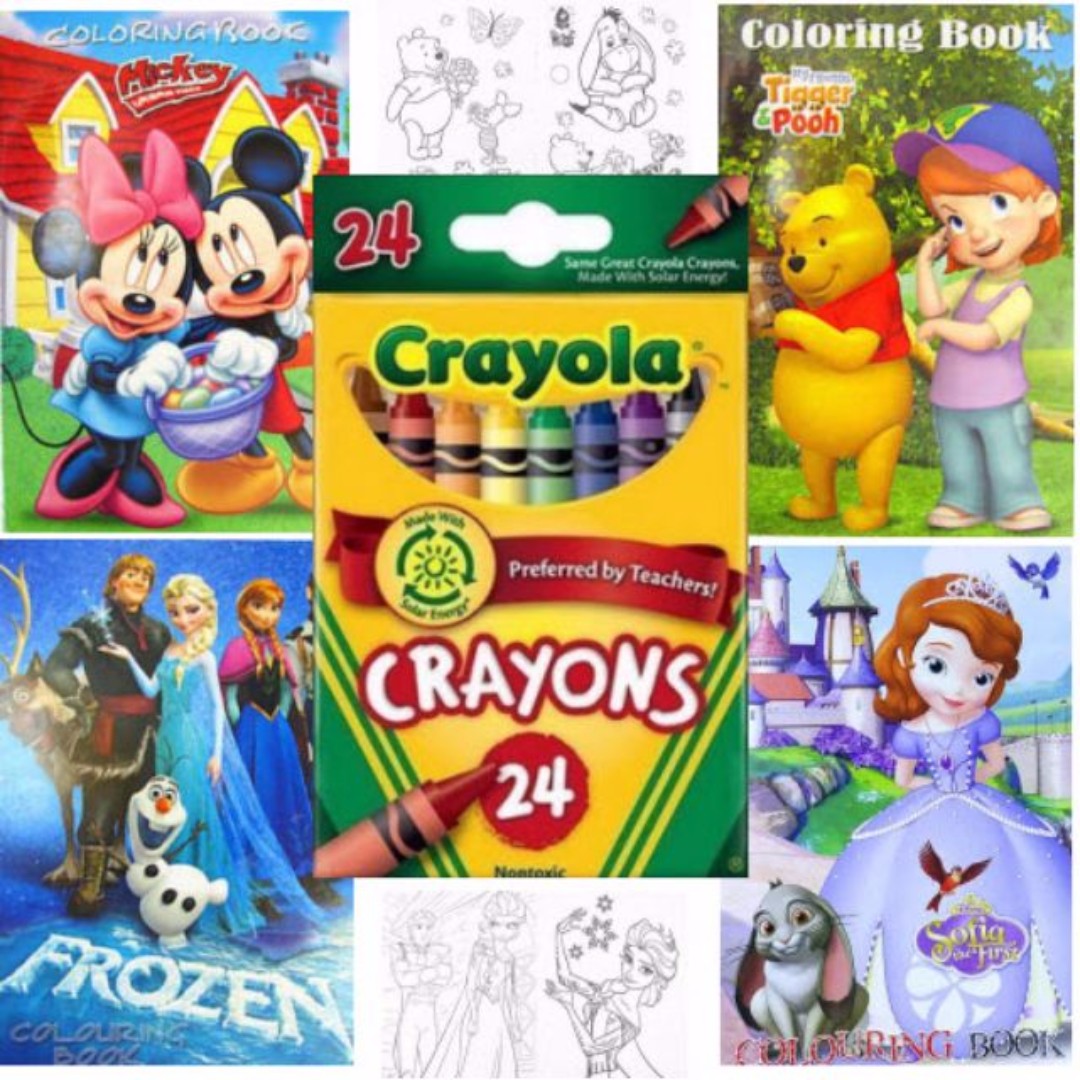 Bn Crayola Crayons 24 Count Kids Party Supplies Party