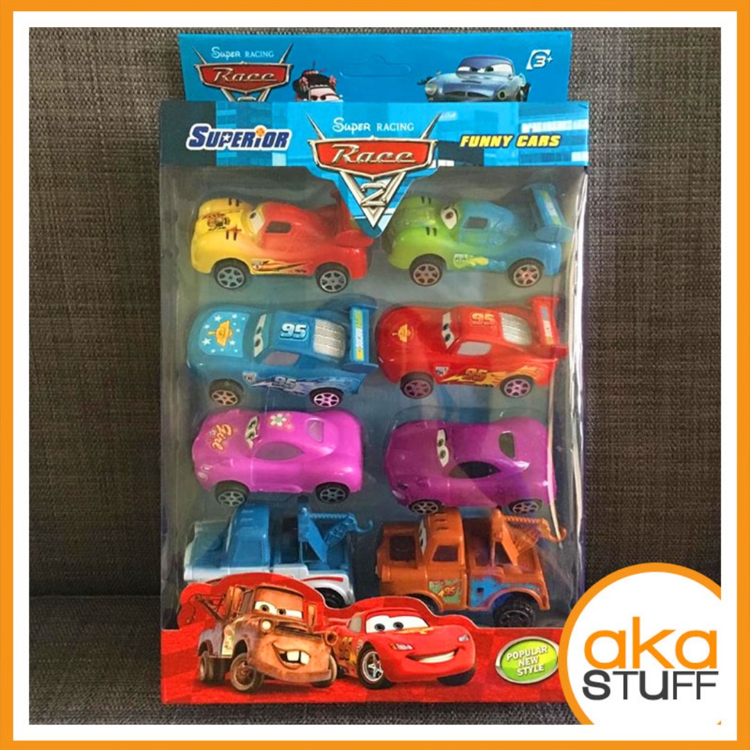 Cars Lightning Mcqueen and Friends Set, Hobbies & Toys, Toys & Games on  Carousell