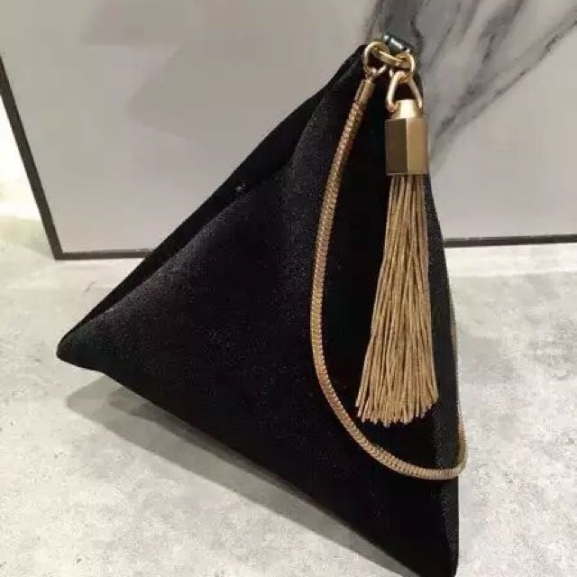 Charles and keith triangle bag online