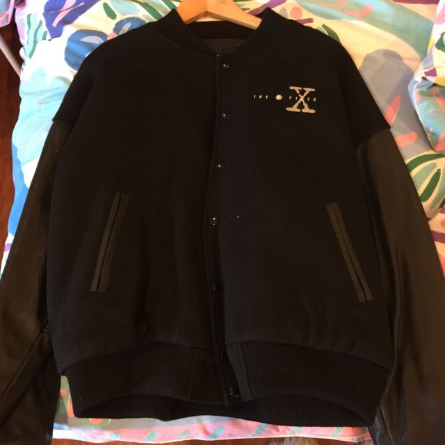 Louis Vuitton Varsity Leather Jacket, Men's Fashion, Tops & Sets, Hoodies  on Carousell