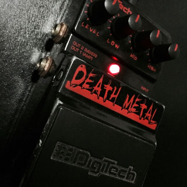 Digitech Death Metal Distortion Pedal, Hobbies & Toys, Music & Media