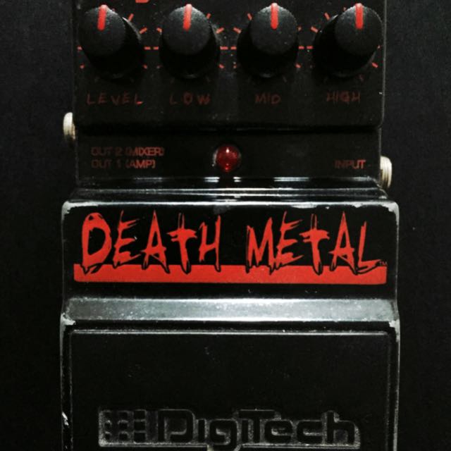 Digitech Death Metal Distortion Pedal, Hobbies & Toys, Music & Media