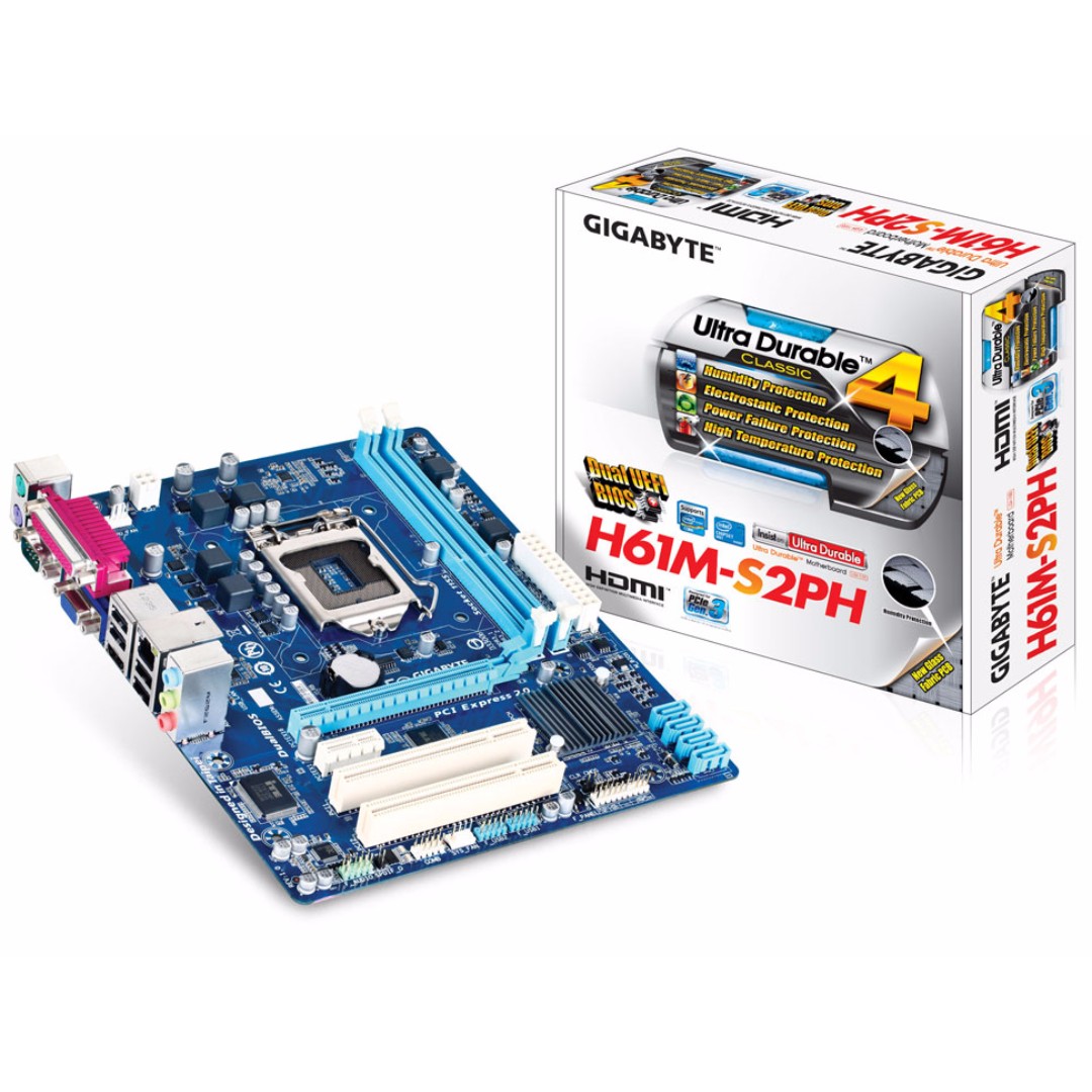 Gigabyte GA-H61M-S2PH (Intel® H61 Express Chipset), Computers & Tech ...